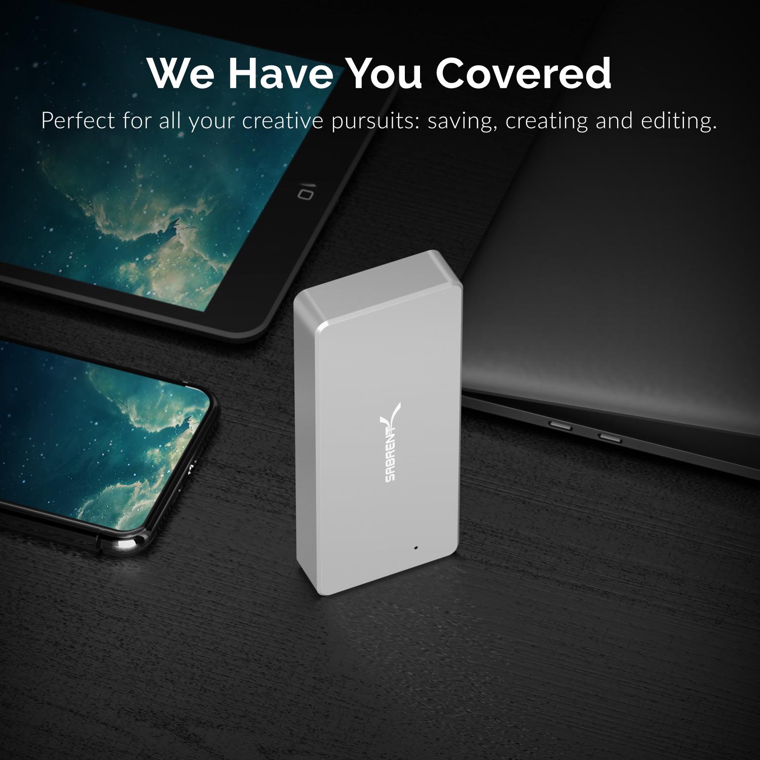 USB 3.2 IP67 Water Resistant Tool-Free SSD Enclosure