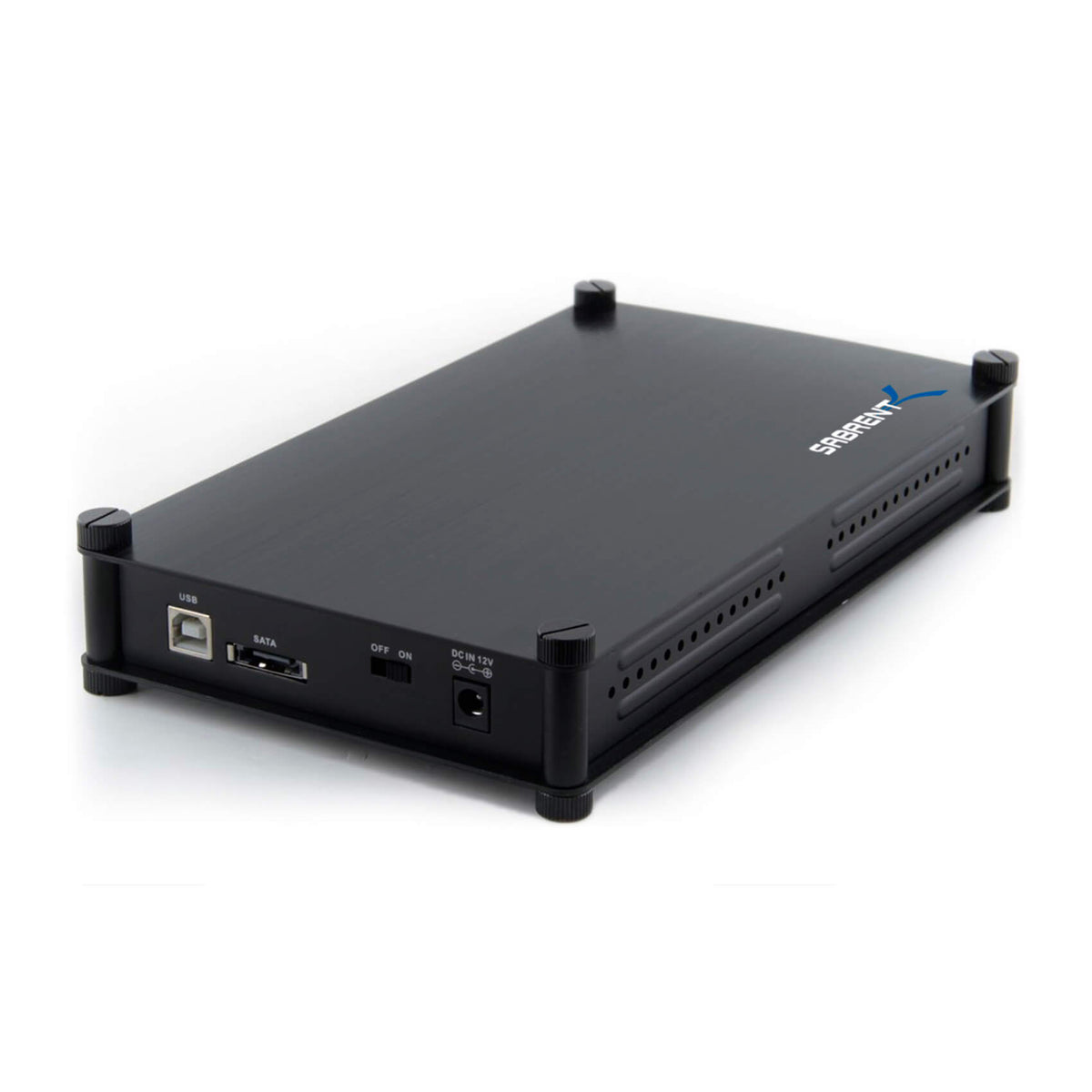 USB 2.0 To 3.5-Inch IDE/Sata Aluminum Hard Drive Enclosure | Black