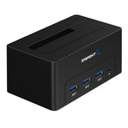 USB 3.0 SATA/SSD 2.5" HDD Docking Station with 3 USB Ports