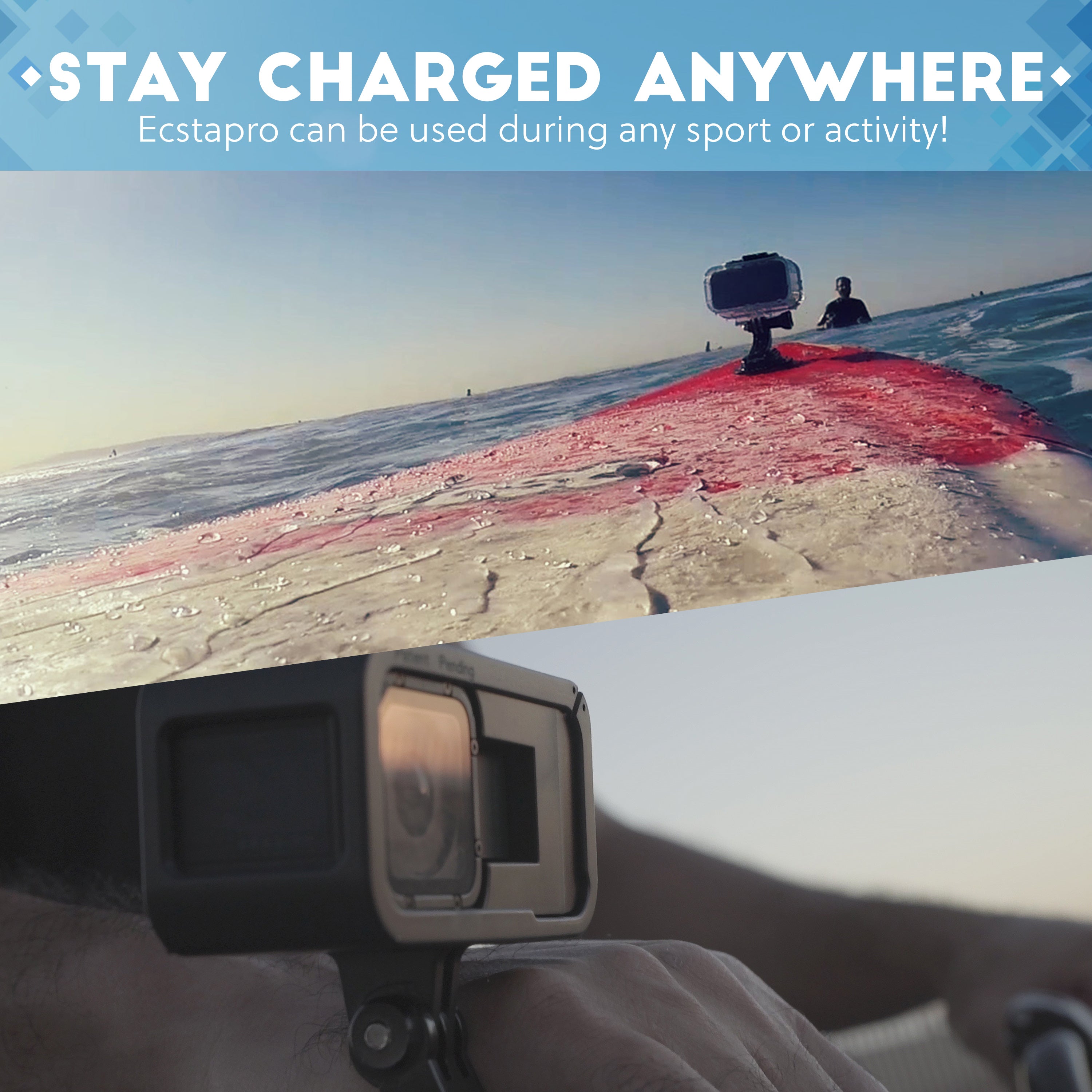 EcstaPro Extended Battery for GoPro HERO5 Session
