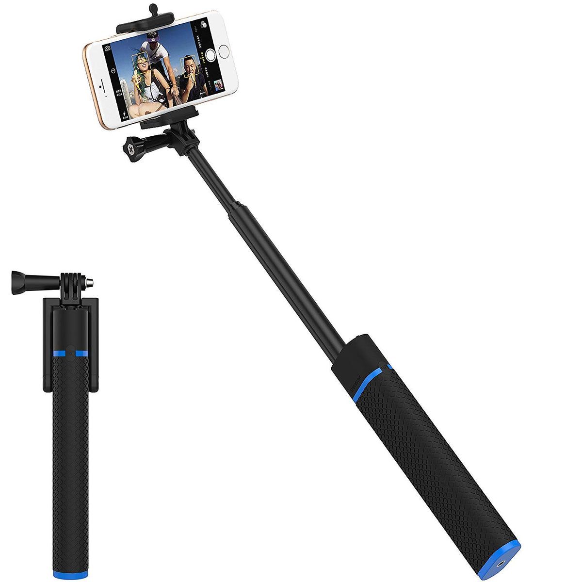 Bluetooth Selfie Stick with built-in 5200mAh battery Charger