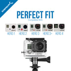 Mini Suction Cup for Standard Tripod Mount (GoPro Mount Adapter Included)