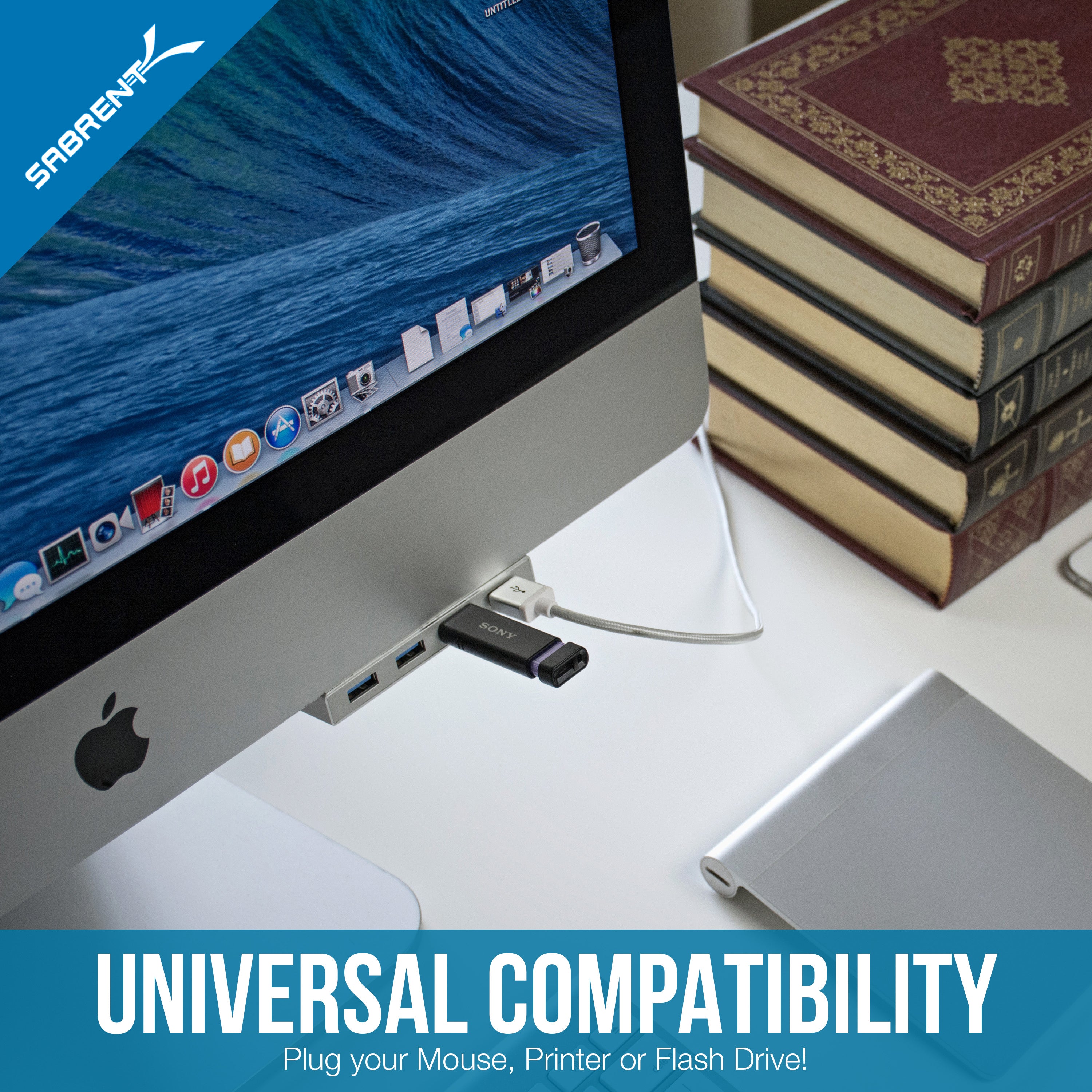 4-Port USB 3.0 Hub For iMac
