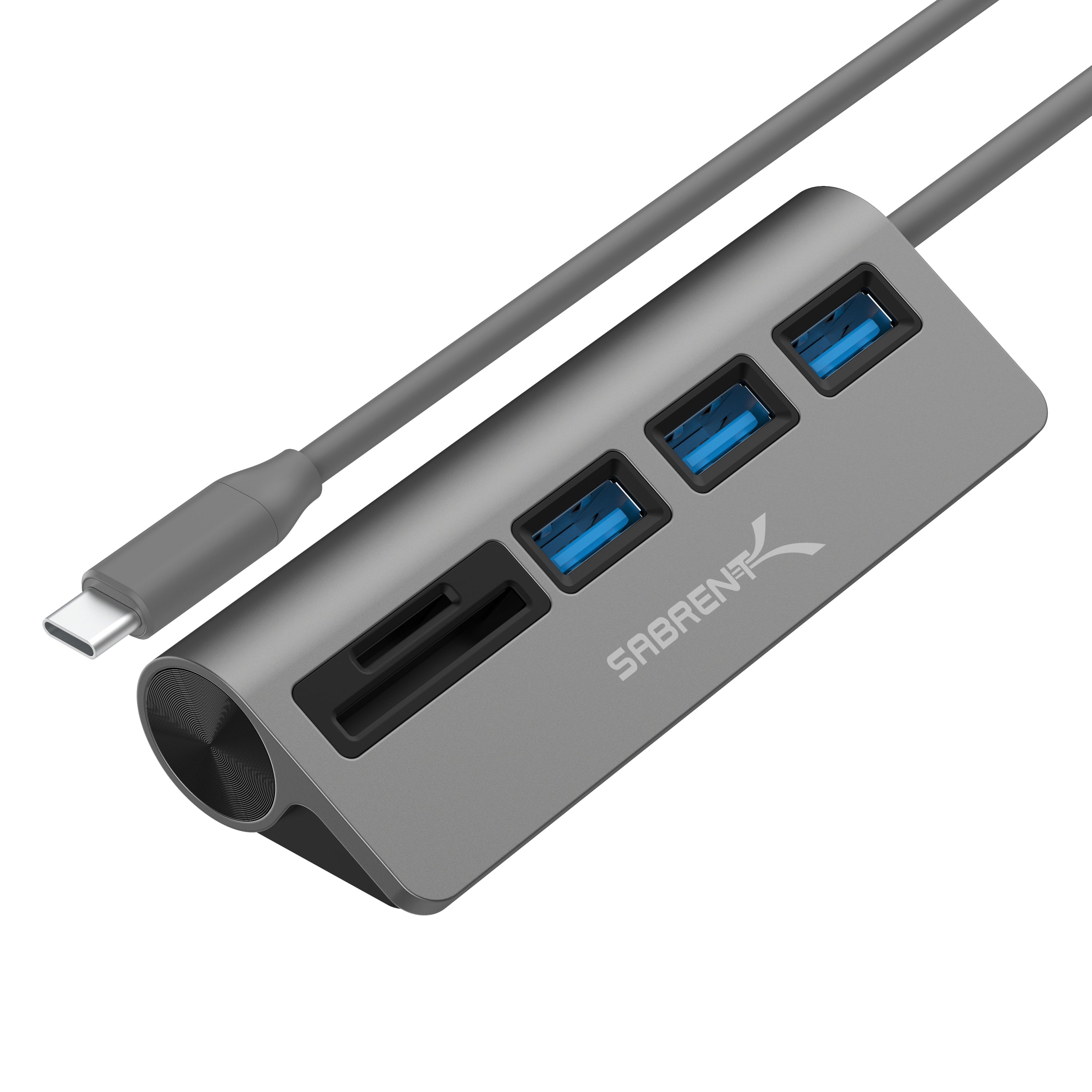 3 Port USB 3.0 Hub with SD/Micro SD Card Reader
