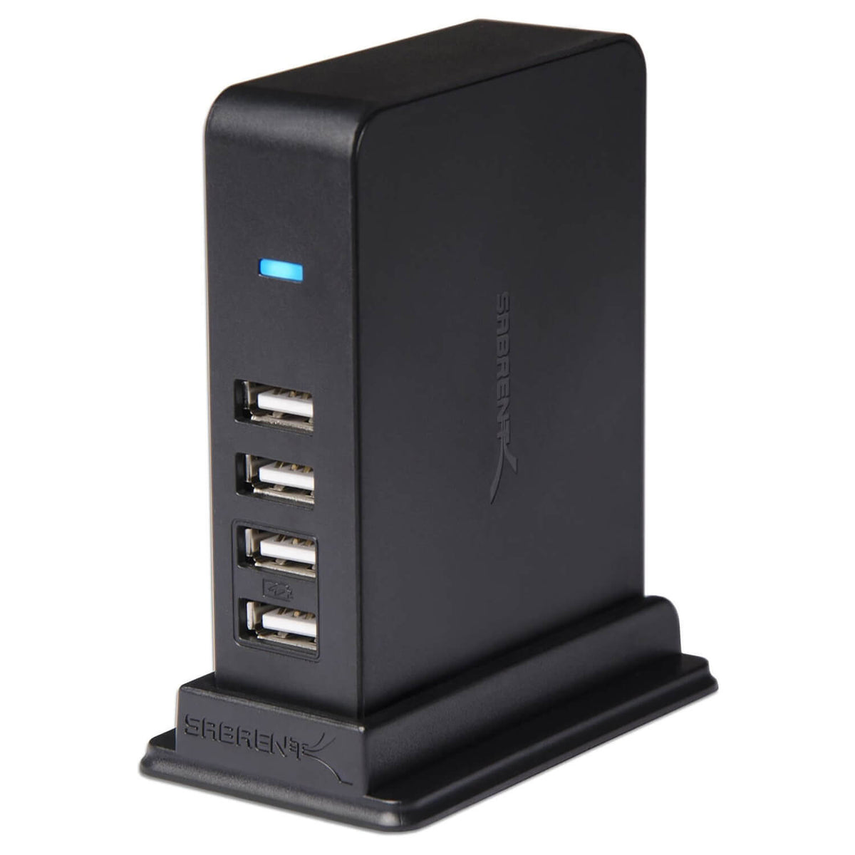 7 Port USB 2.0 Hub + 2 Charging Ports with 5V/4A Power Adapter