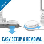 Adjustable Stand Suction Cups Holder for iPad and Tablets up to 8"