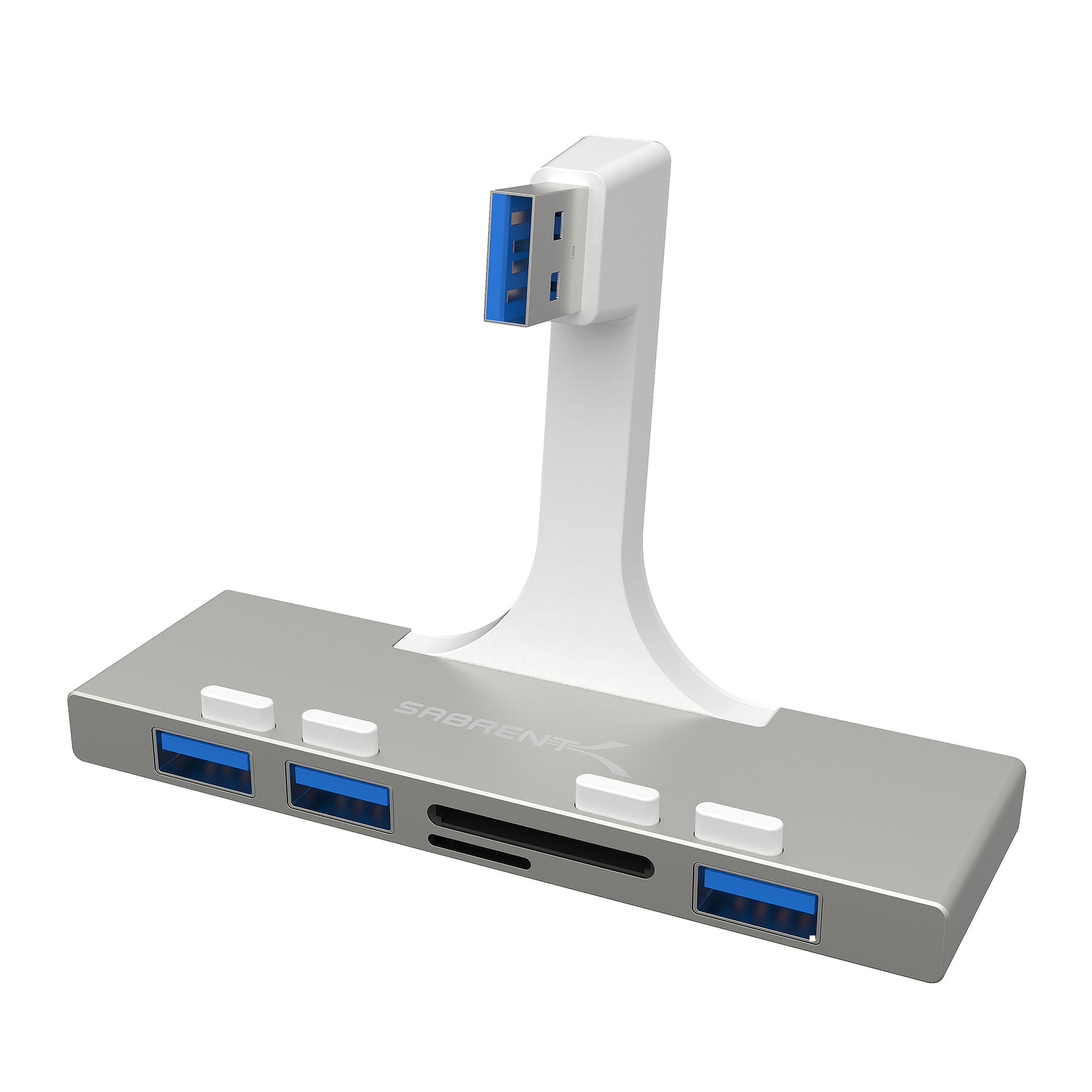 3 Port USB 3.0 Hub with SD/Micro SD Card Reader - Sabrent
