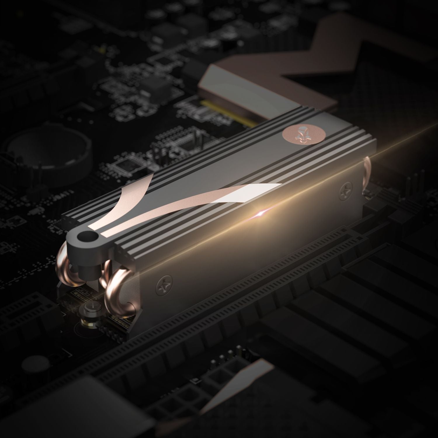 M.2 2280 SSD Rocket Heatsink