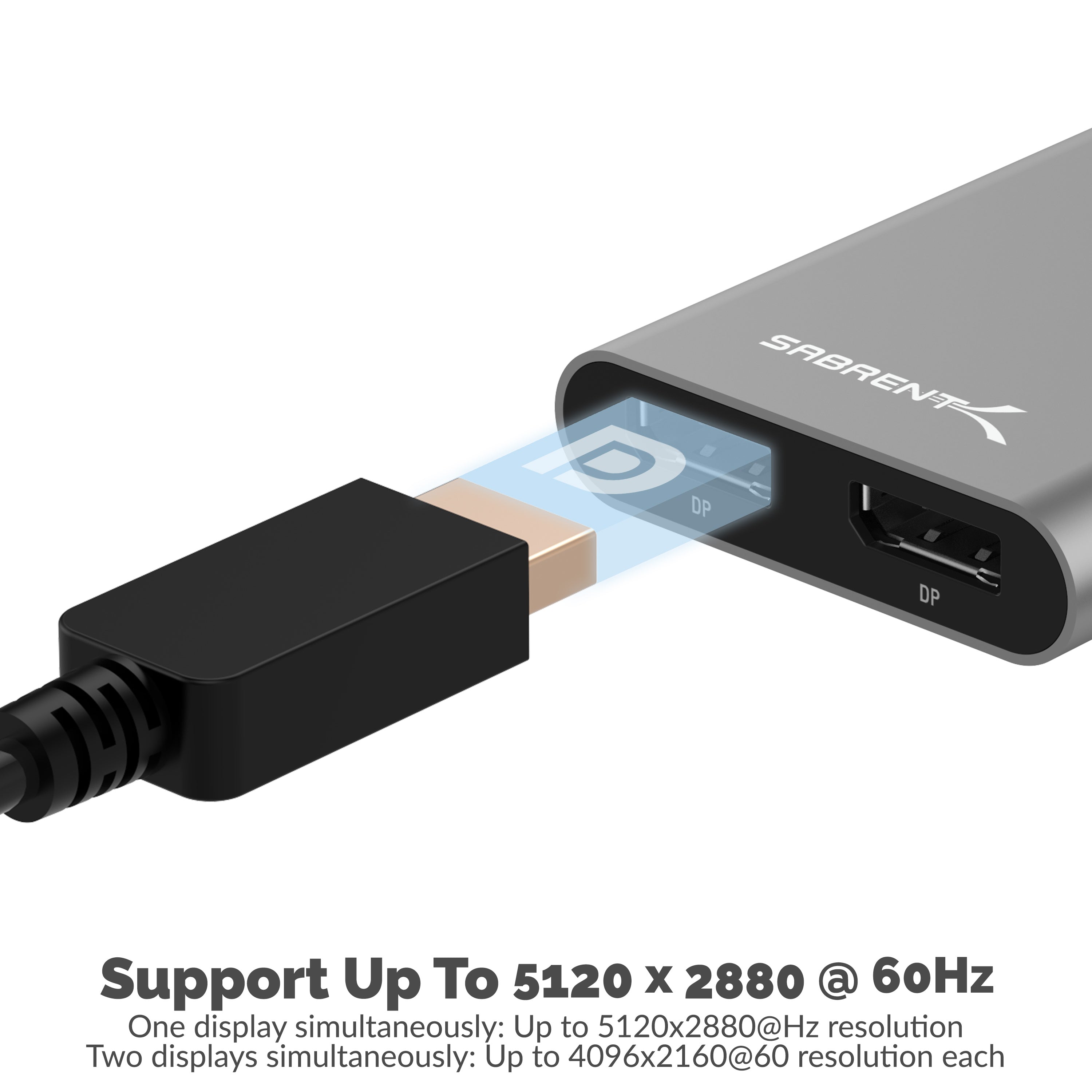 Thunderboltª 3 Dual DisplayPort Adapter