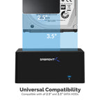USB 3.1 Type-C 2.5"-3.5" HDD Docking Station