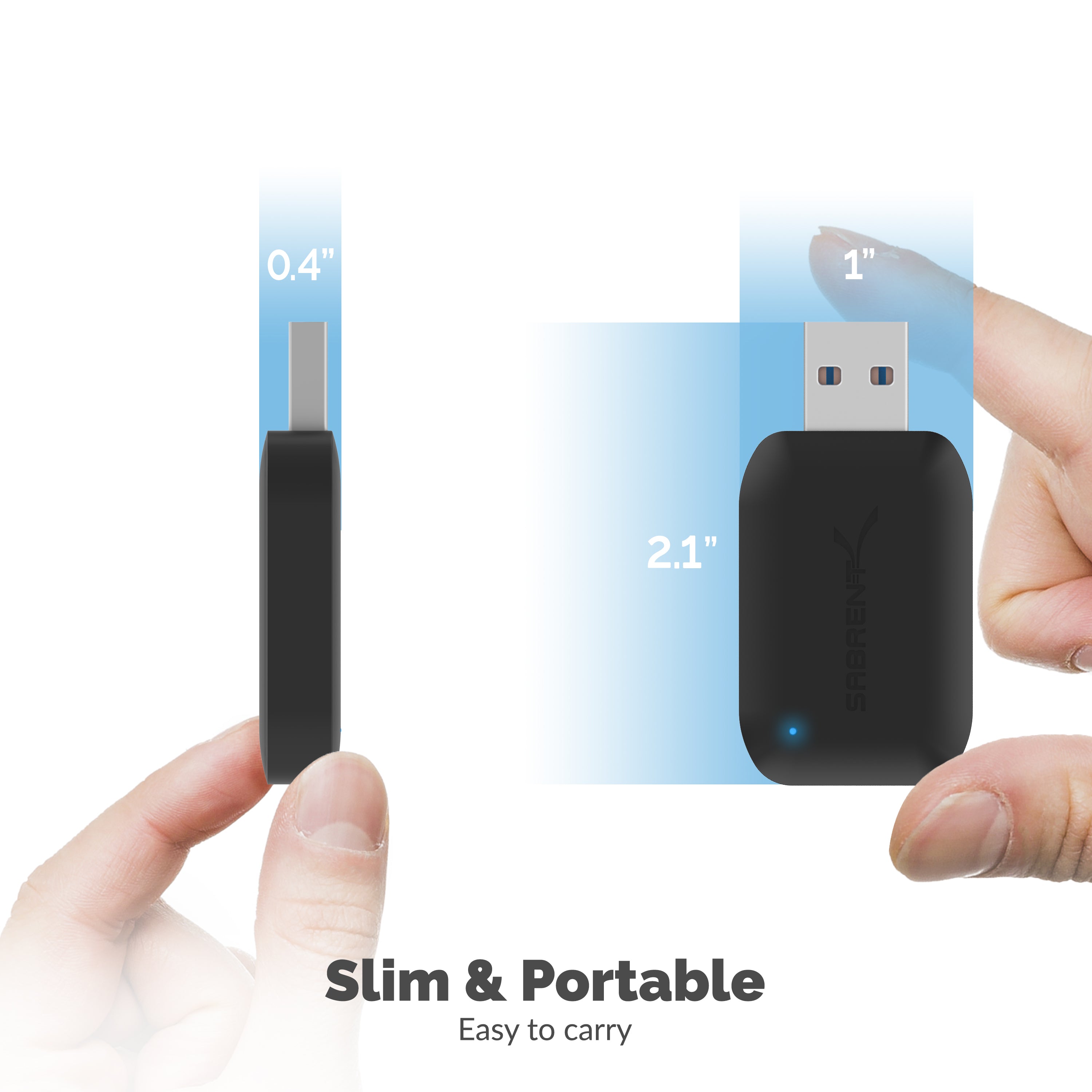 USB 3.0 Micro SD and SD Card Reader