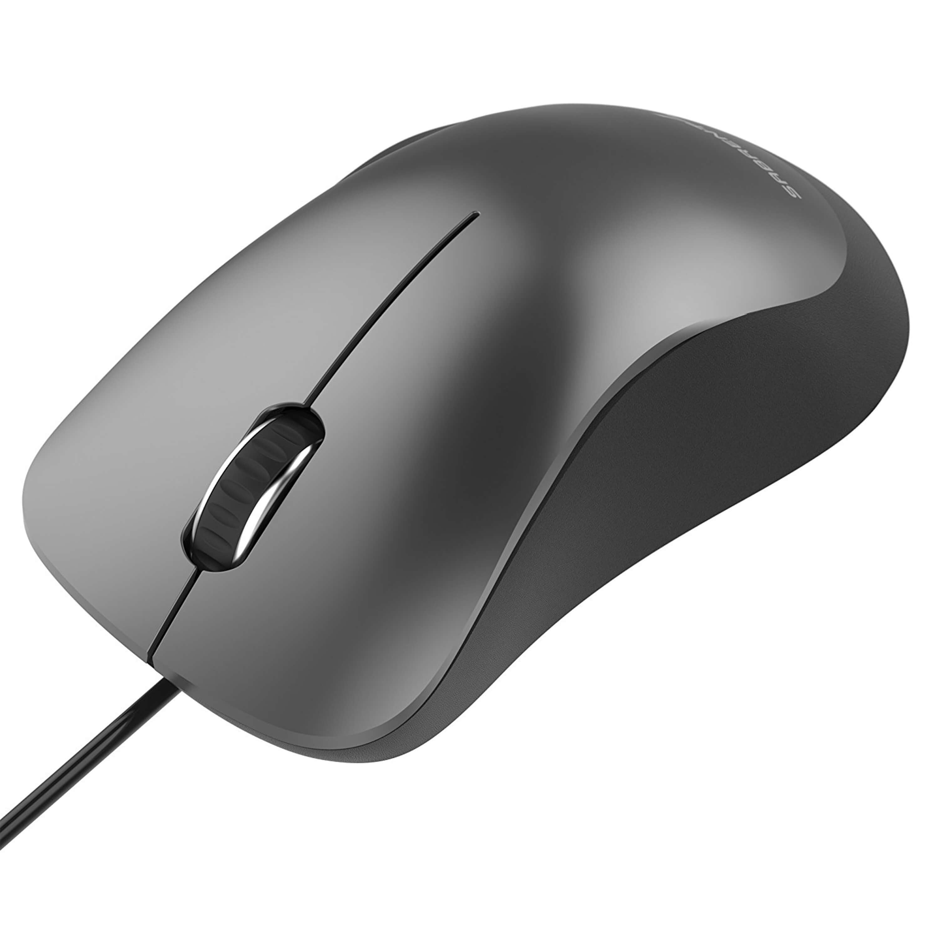 3-Button Wired USB Optical Mouse