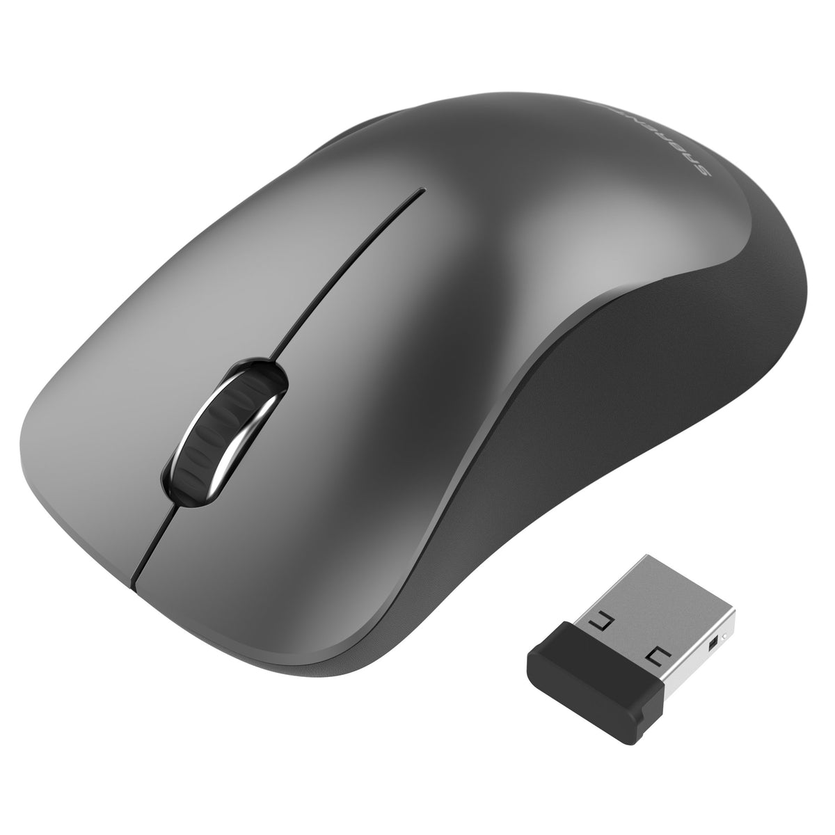 3-Button 2.4GHz Wireless Mouse with Nano Receiver