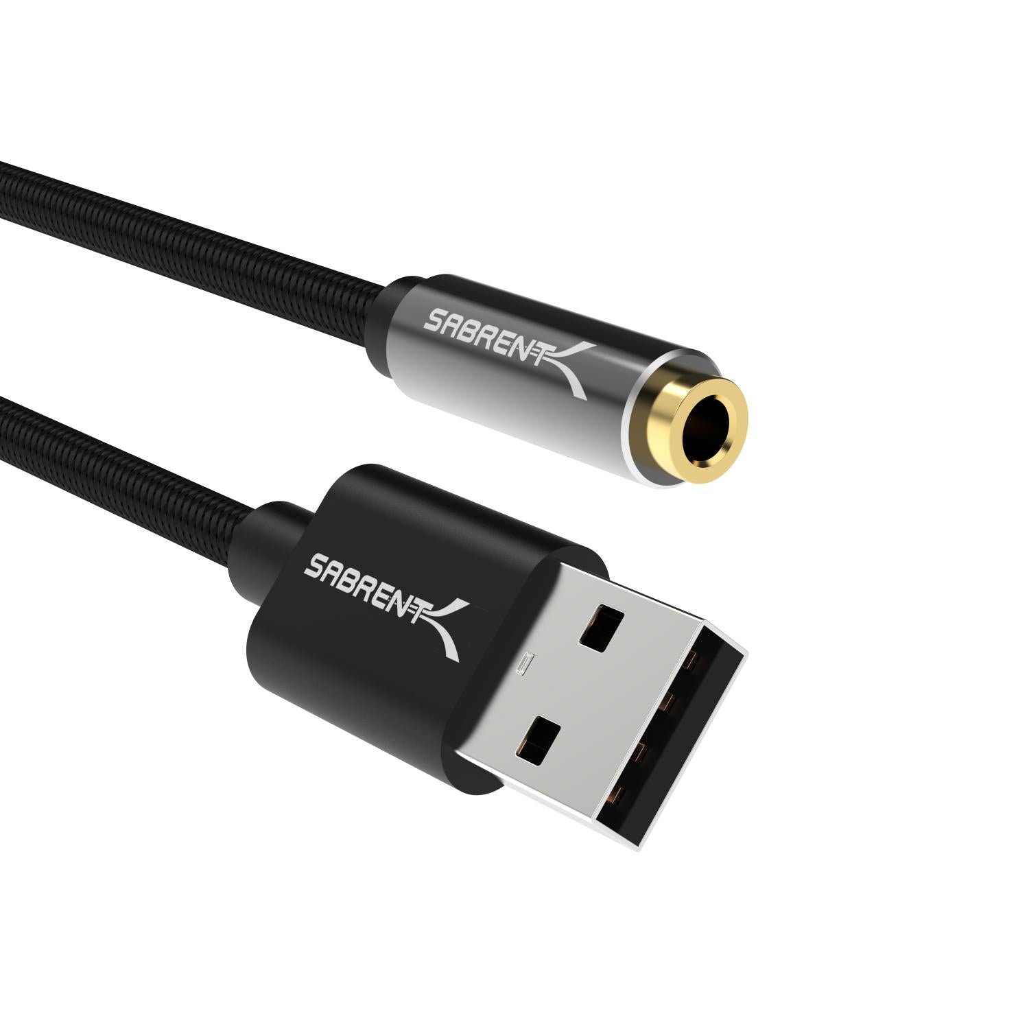 slot arabisk Norm USB Type-A to 3.5mm Audio Jack Active Adapter 20" Cable - Sabrent