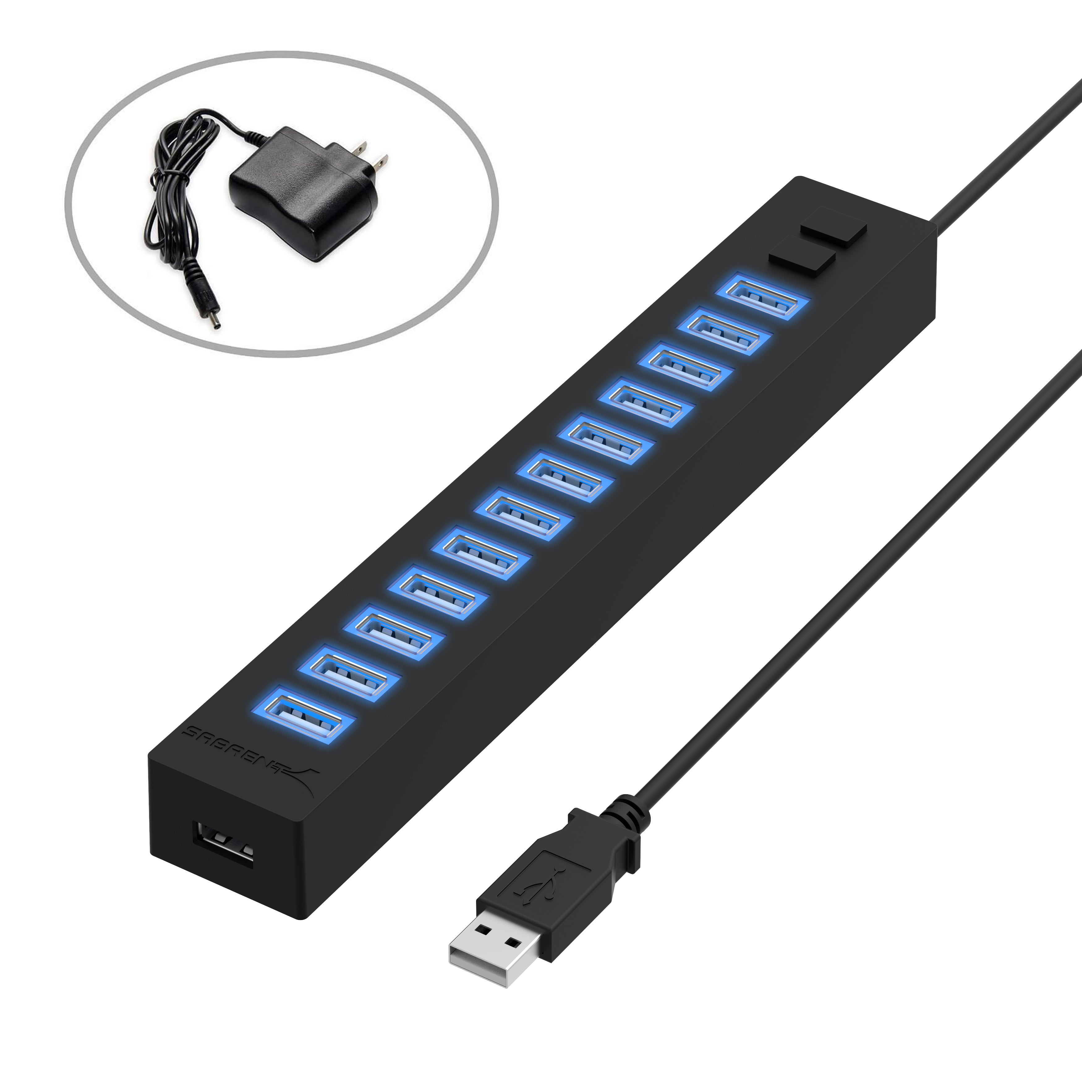 13-Port USB 2.0 Hub