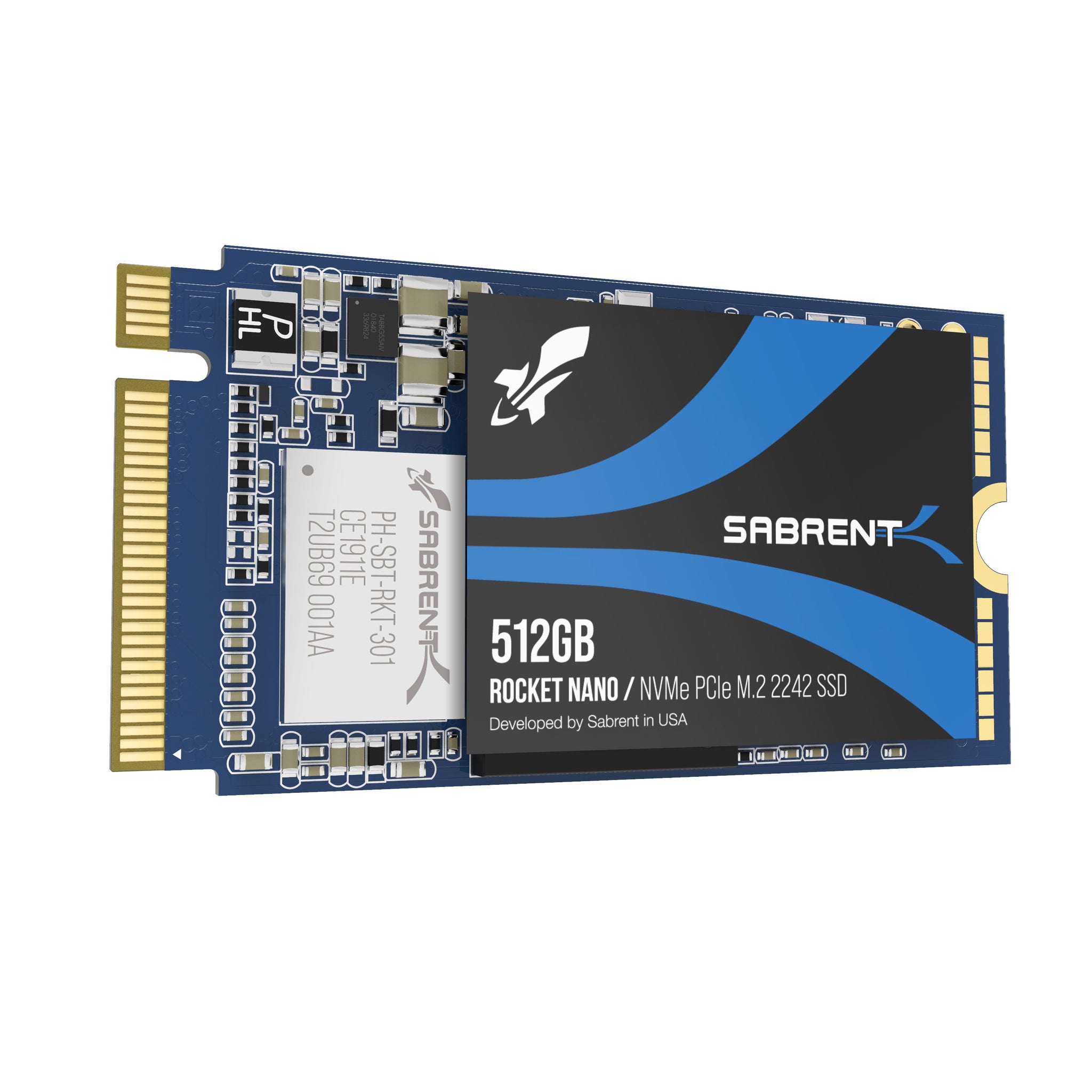 未使用 Sabrent 512GBロケットNVMe PCIe M.2 2242 - PCパーツ