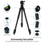 Carbon Fiber Tripod With 360° Camera Mount