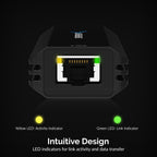USB Type-A or Type-C to 5-Gigabit Ethernet Adapter [10/100/1000/2500/5000 Mbps]
