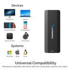 USB Type-A or Type-C to 5-Gigabit Ethernet Adapter [10/100/1000/2500/5000 Mbps]