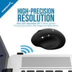 Ergonomic 2.4GHz Wireless Rechargeable Mouse