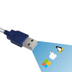 6 feet USB to RS-232 DB9 Serial 9 pin Adapter (Prolific PL2303)