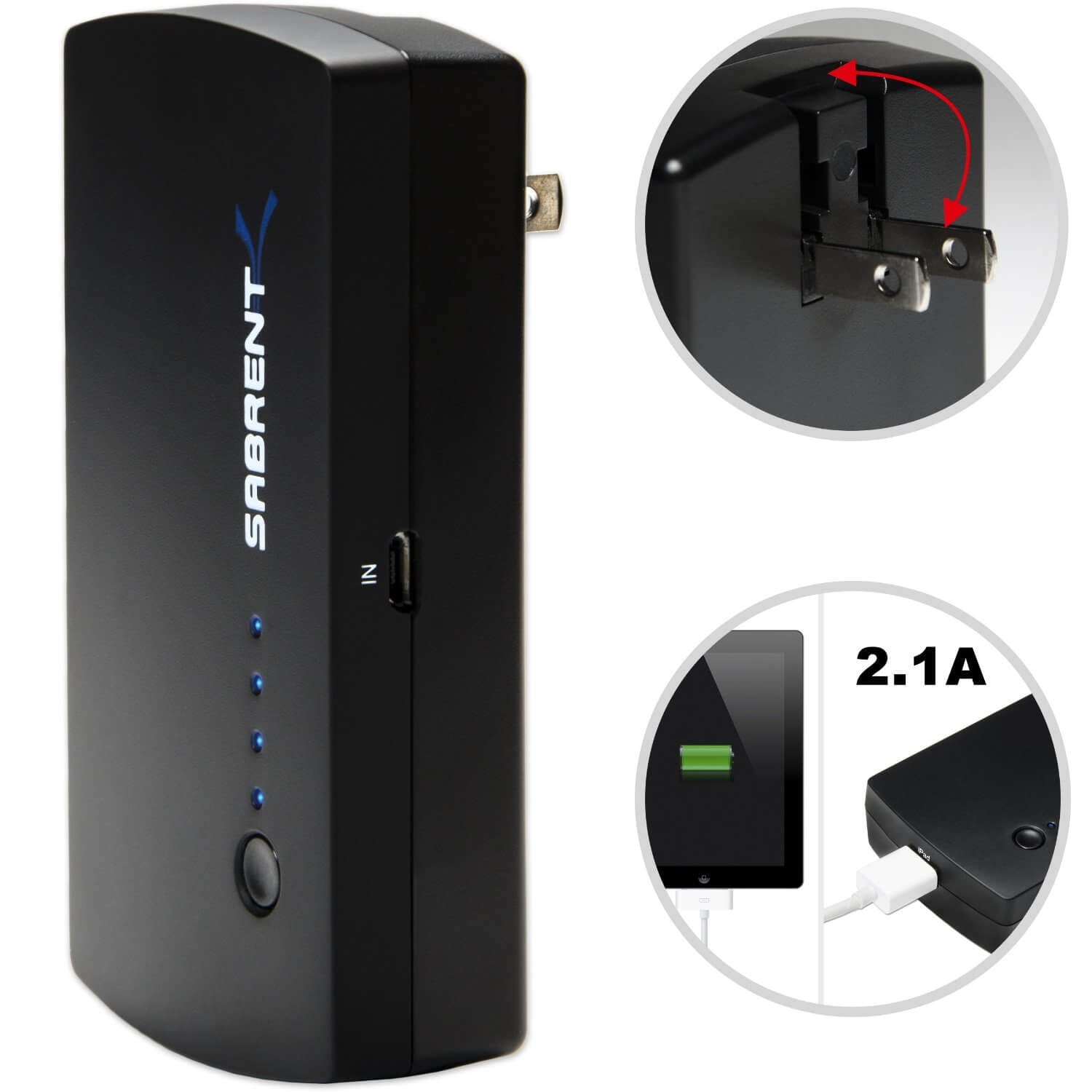Portable Battery Charger - 4000mAh