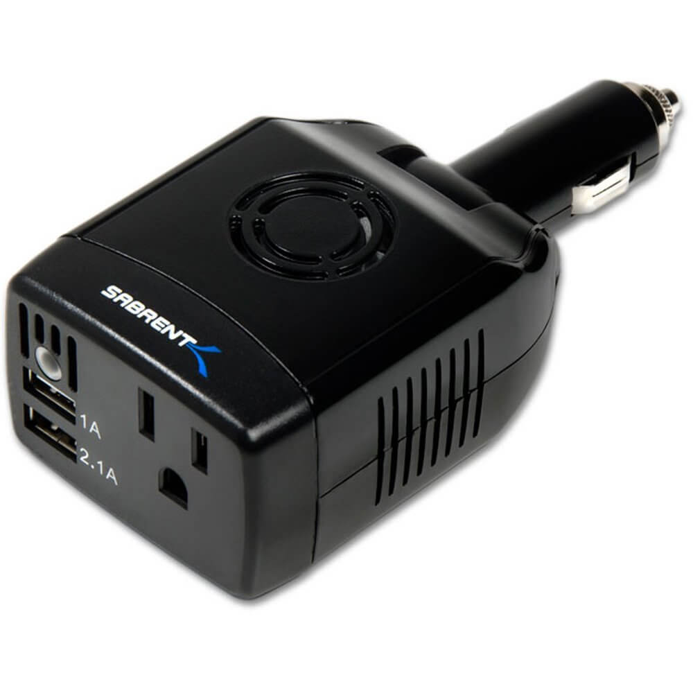75 Watts Power Inverter With Dual USB Charger