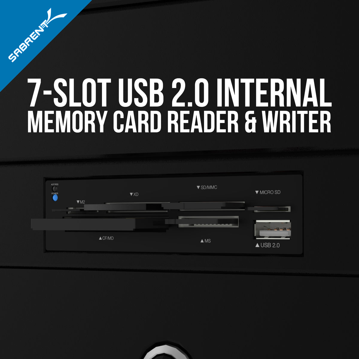 7 Slot USB 2.0 Internal Memory Card Reader &amp; Writer