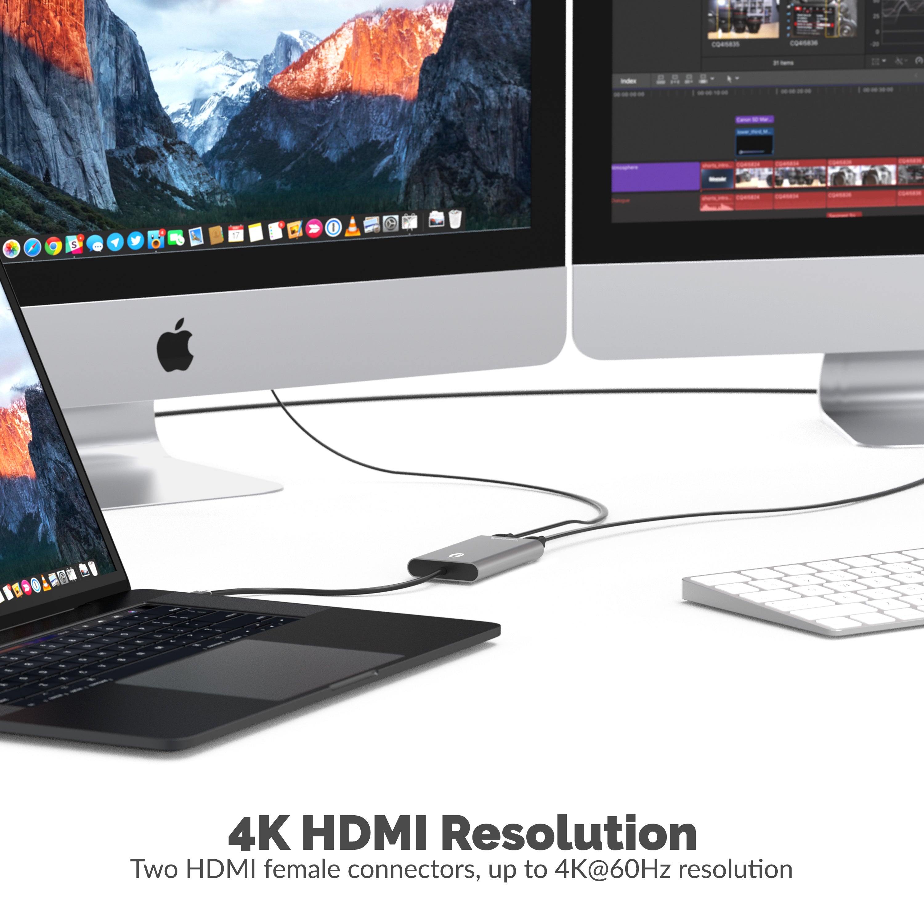 Thunderboltª 3 Dual DisplayPort Adapter