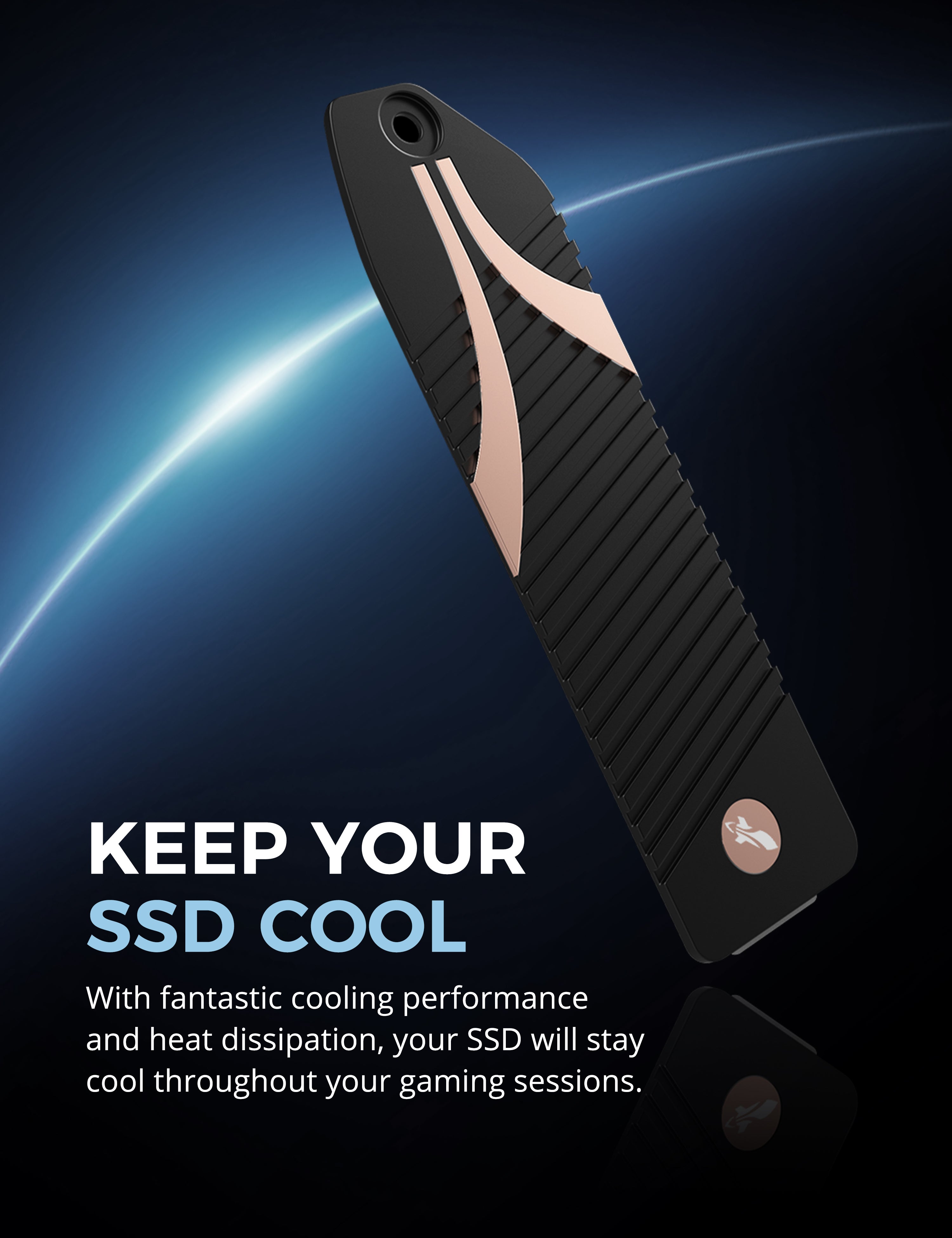 M.2 NVMe Heatsink for the PS5 Console