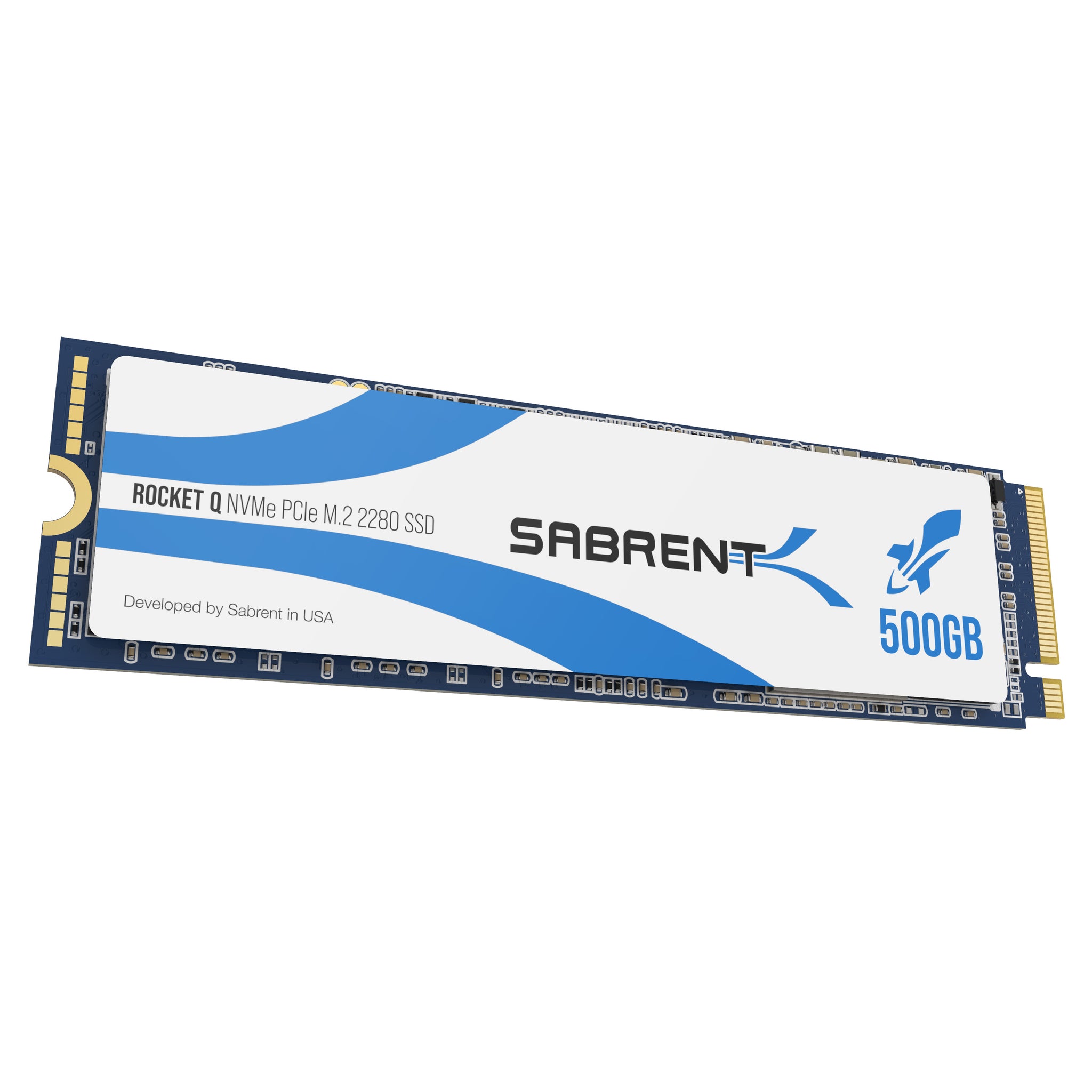0時間健康状態Sabrent 500GB Rocket PCIe Gen4.0 M.2 SSD