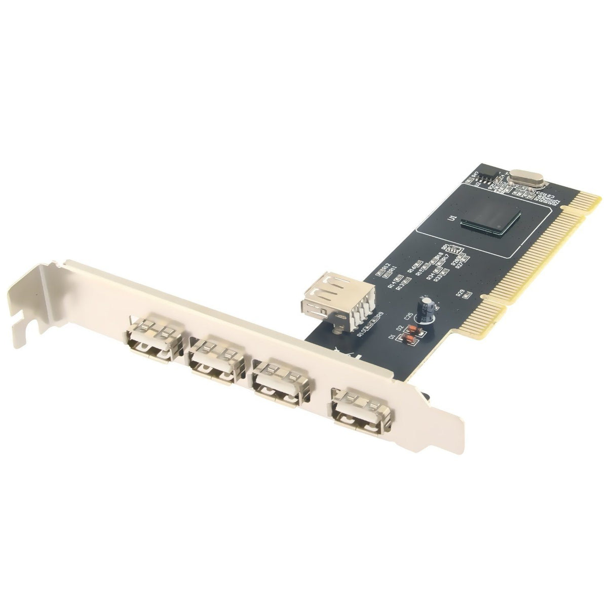 5 Port USB 2.0 PCI Hi Speed Card Adapter