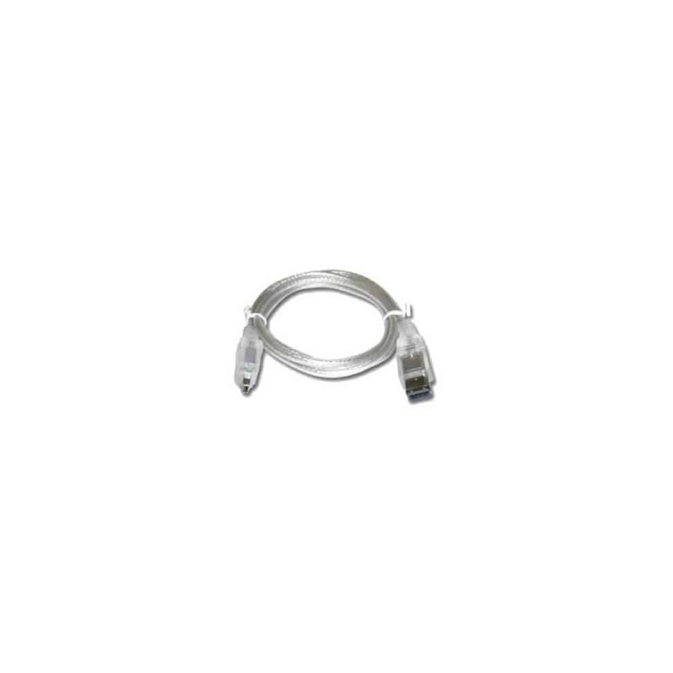 Firewire IEEE 1394 6Pin To 4Pin 6 Foot Cable