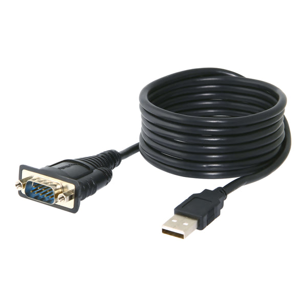 USB 2.0 to Serial 6 ft Adapter Cable (FTDI Chipset) - Sabrent