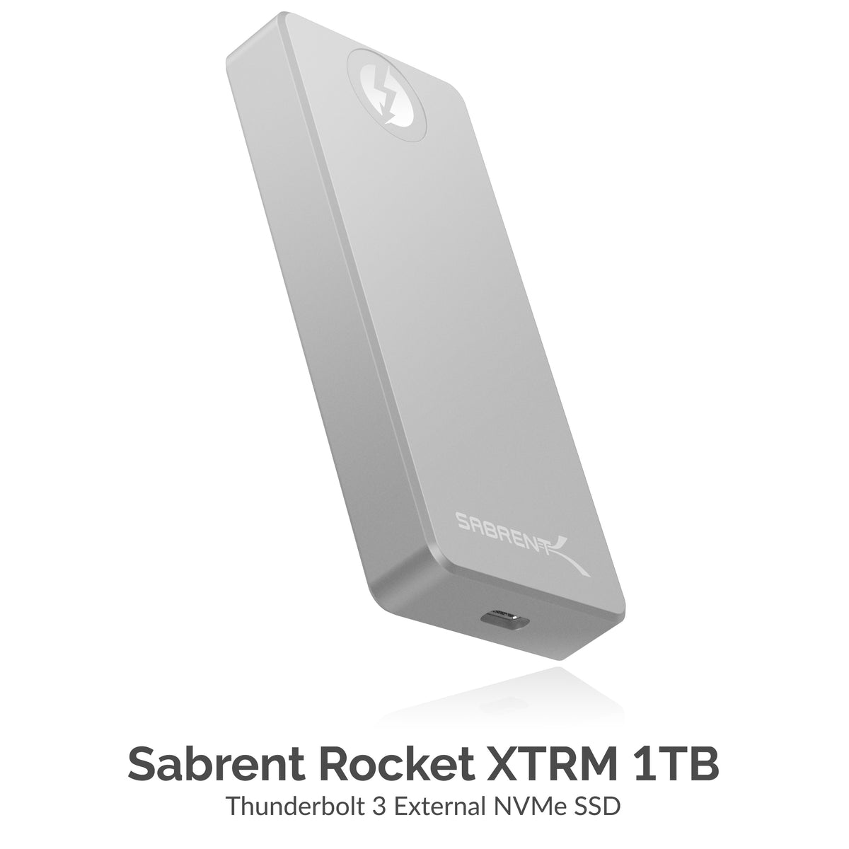 Sabrent Rocket XTRM 1TB Thunderbolt 3 External SSD (Up to 2400MBs/2400MBs R/W) (SB-XTRM-1TB)