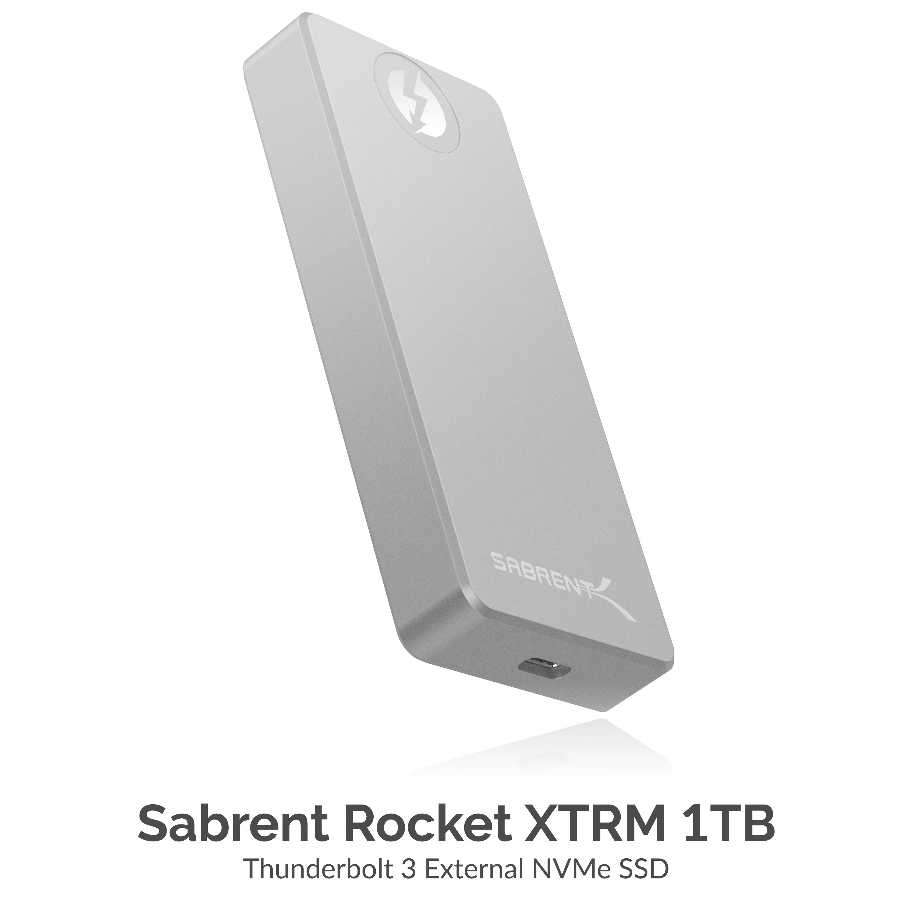 Sabrent Rocket XTRM 1TB Thunderbolt 3 External SSD (Up to 2400MBs/2400