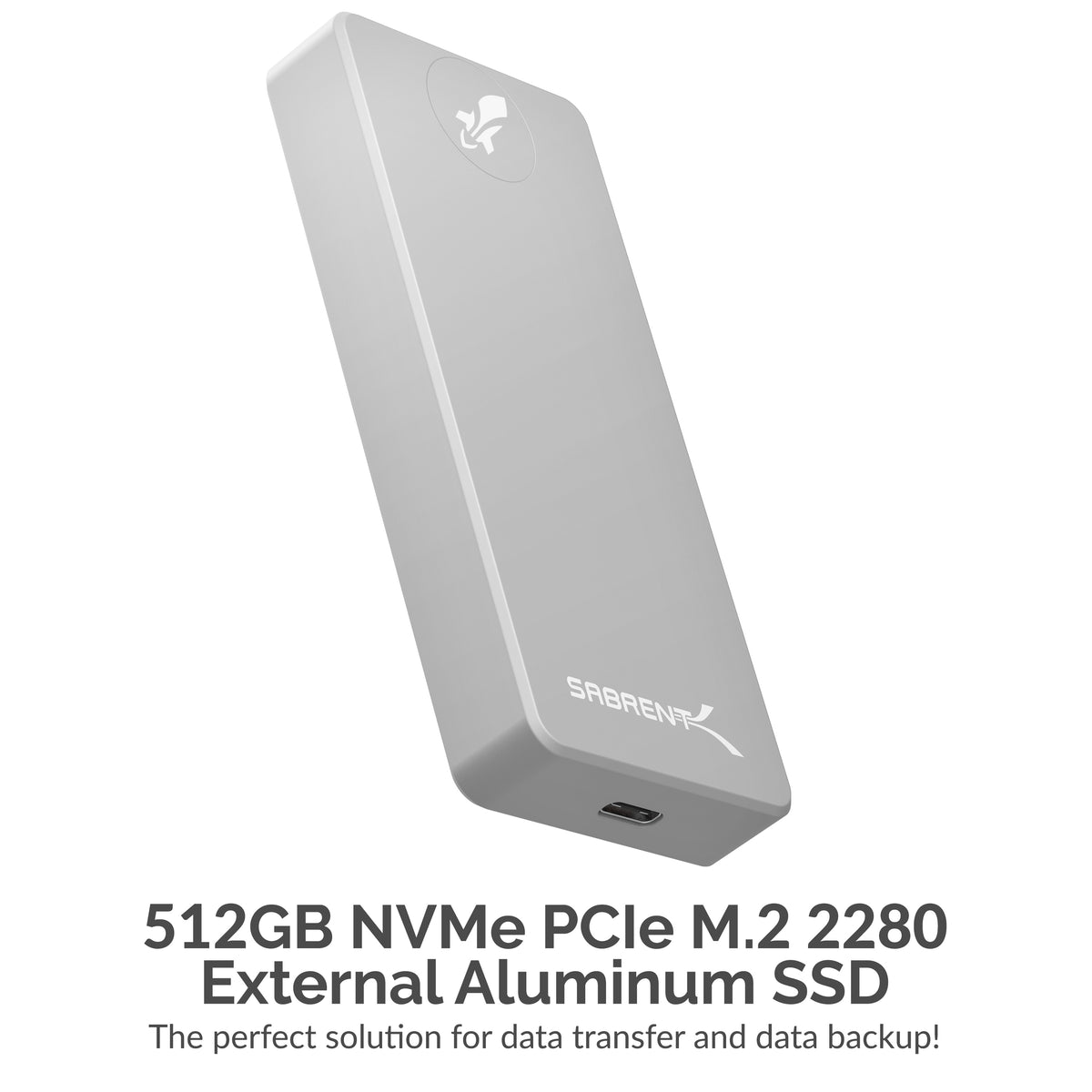 Sabrent Rocket Pro 512GB USB 3.2 External Aluminum SSD (SB-512-PRO)