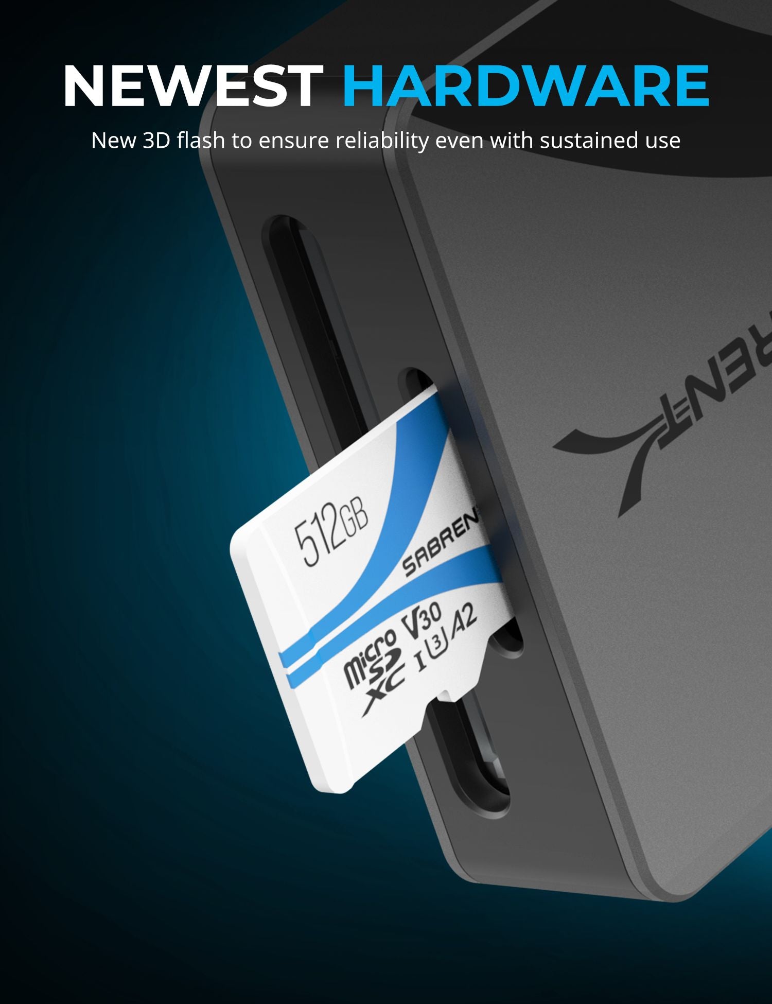 Rocket V30 A2 MicroSDXC Memory Card - Sabrent