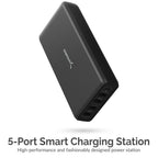 5-Port USB A / Type-C PD Smart Charger