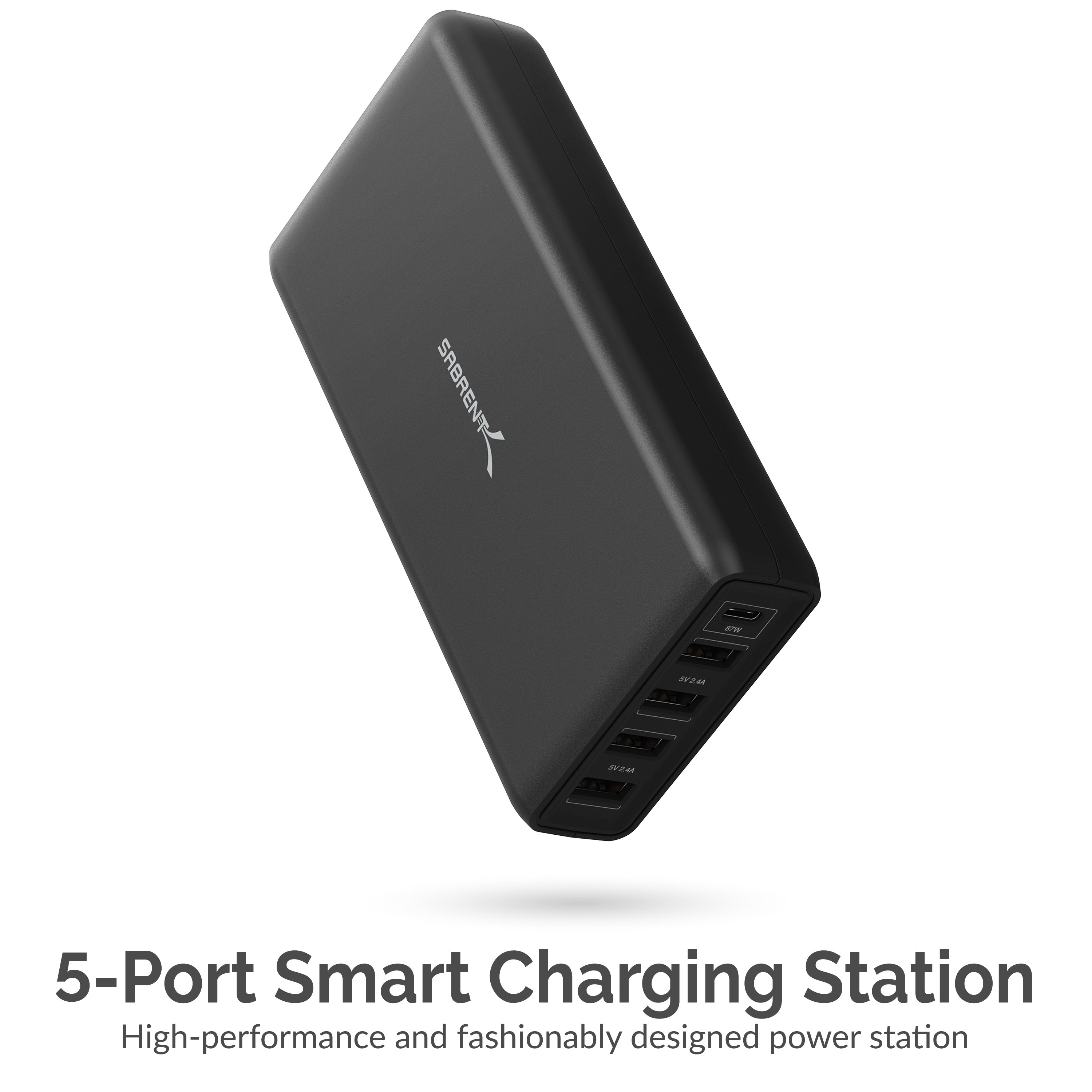 5-Port USB A / Type-C PD Smart Charger