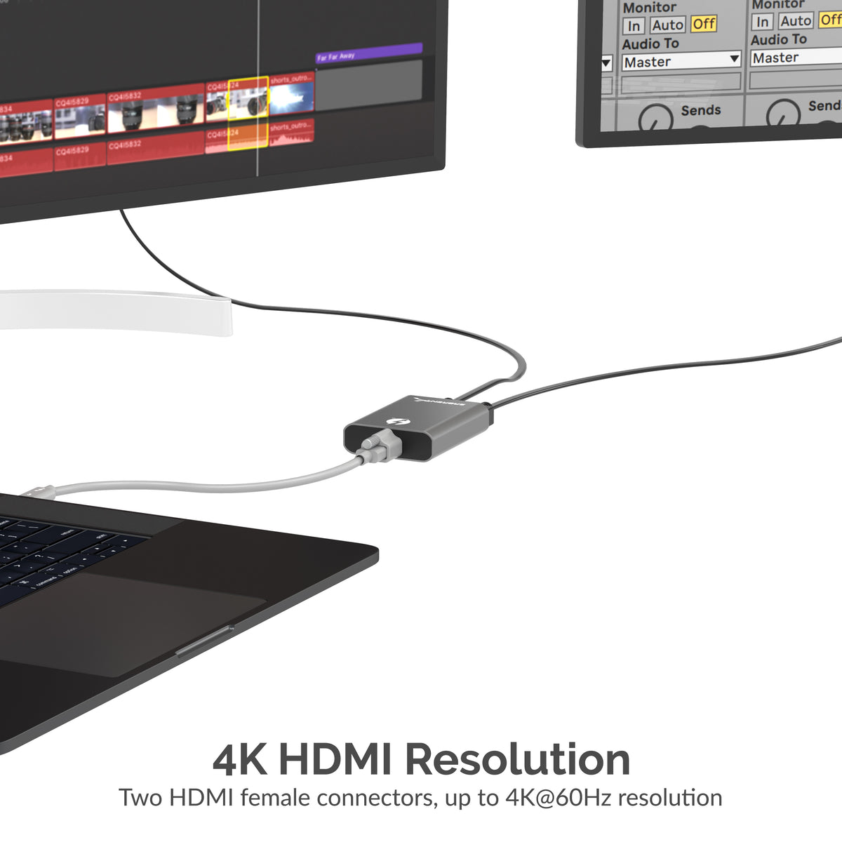 Thunderbolt 3 to Dual HDMI 2.0 Adapter