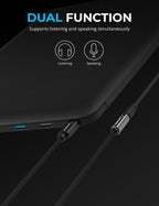 USB Type-C to 3.5mm Audio Jack Active Adapter 20" Cable