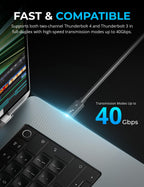 Thunderbolt 4 Active Cable With E-Marker Chip