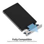 USB 3.0 to 2.5-Inch SATA External Aluminum Hard Drive Enclosure