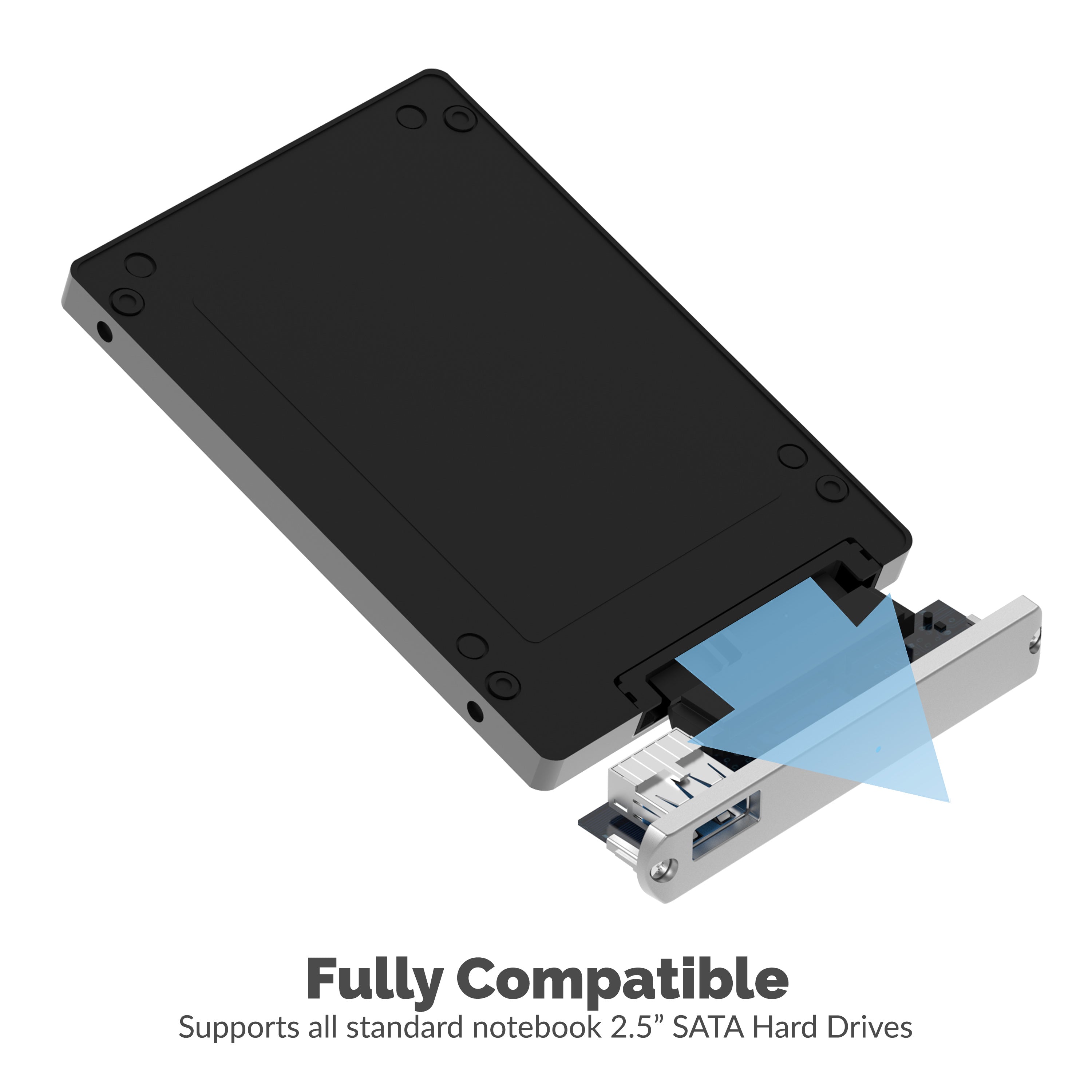 USB 3.0 to 2.5-Inch SATA External Aluminum Hard Drive Enclosure