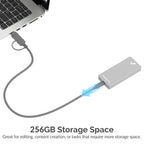Sabrent Rocket Pro 256GB USB 3.2 External Aluminum SSD (SB-256-PRO)