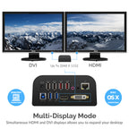 USB 3.0 Universal Docking Station with Stand for Tablets and Laptops