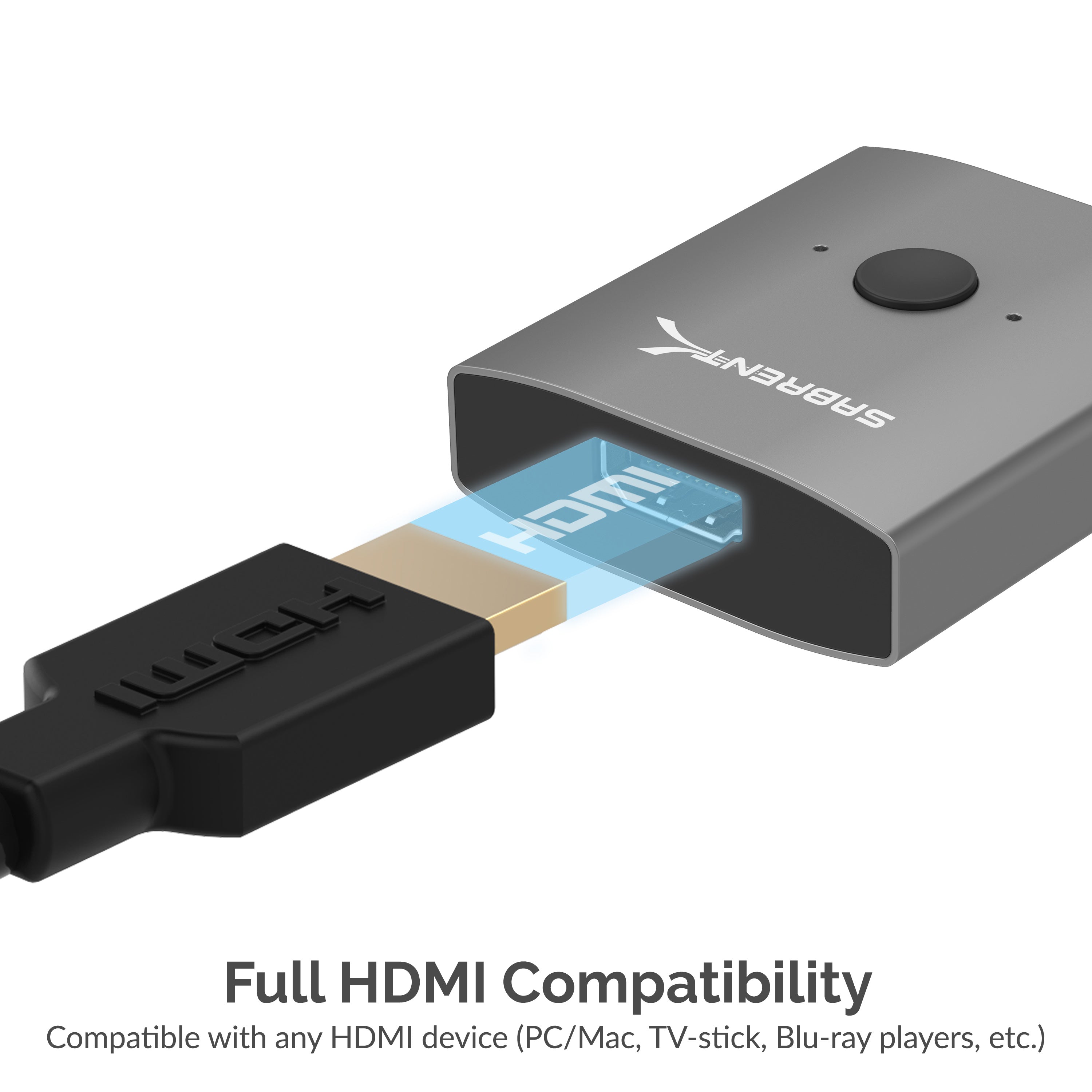 2-Port 4K HDMI Sharing Switch