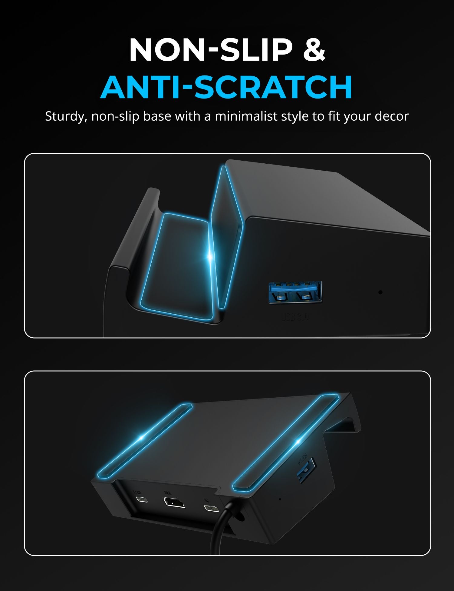 6-Port Docking Station for Steam Deck and USB C Devices
