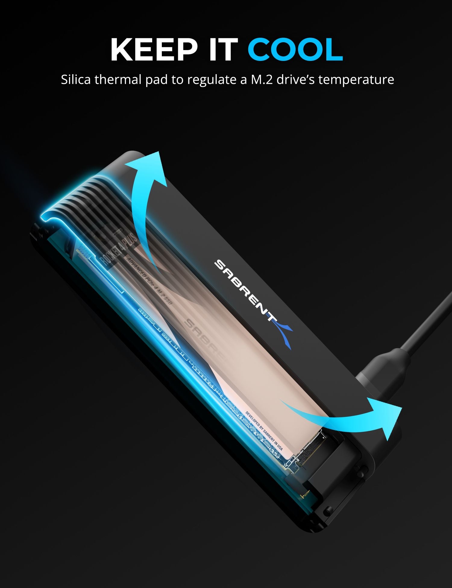 USB 3.2 Type C M.2 PCIe NVMe + 2.5/3.5 Inch SSD & HDD Converter